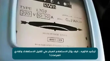 ترشيد فاتورة.. كيف يؤثر الاستعلام المبكر على تقليل الاستهلاك وتفادي الغرامات؟